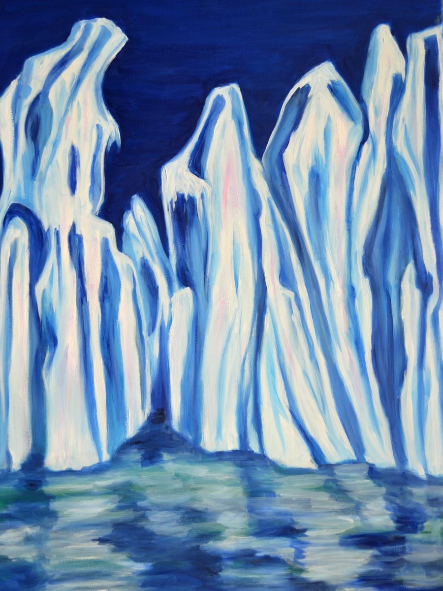 Future Ghosts - oil on canvas 30 x 40 rs