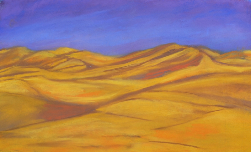 Sahara's beauty - pastel - 9 x 12 rs